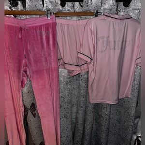 Juicy Couture pink pajama set